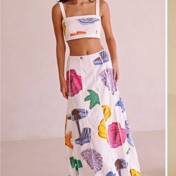 Sabo Skirt Audrey Skirt By The Sea Size XS New - Picture 6 of 7